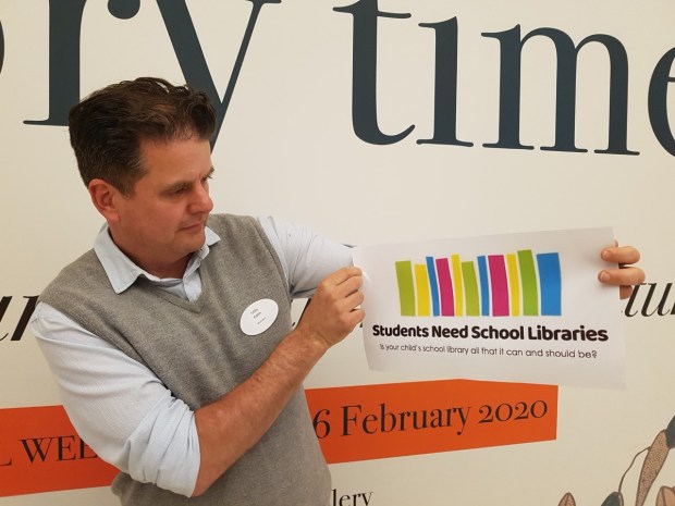 NeedSchoolLibs's tweet photo. Tohby Riddle - Author, Cartoonist, Editor lending his support to the campaign. #StudentsNeedSchoolLibraries https://t.co/aP6eARyAMp