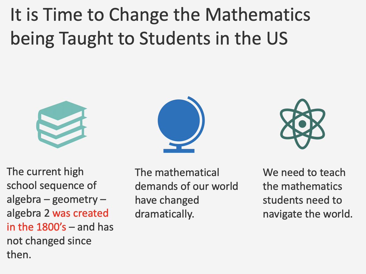 chaoskeeper11's tweet image. @joboaler says it is time to change mathematics. youcubed.org/wp-content/upl… #CISC2020 #CISCSYMP @youcubed