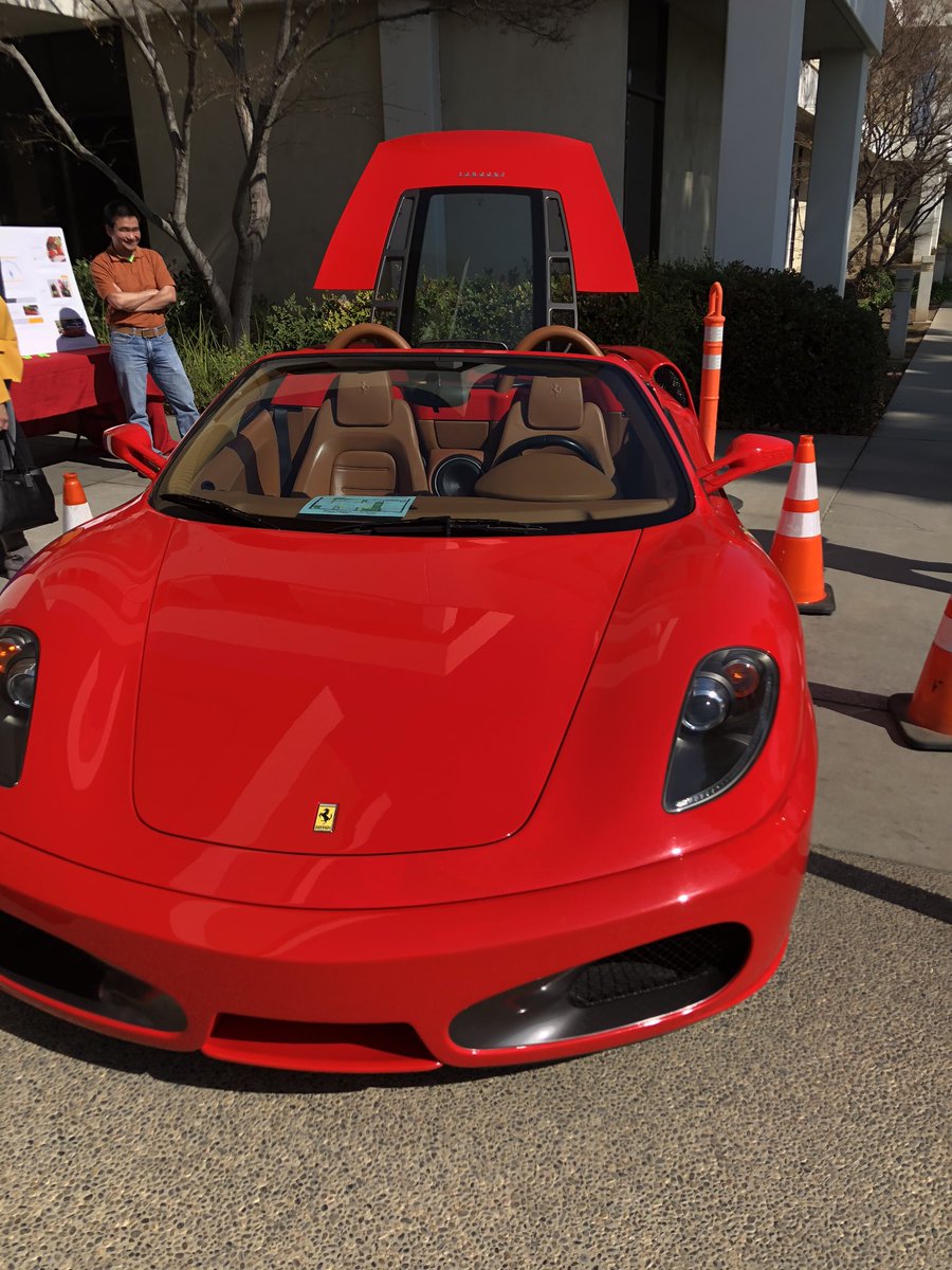 SteveWeakland's tweet photo. There’s no doubt @FresnoStateLCOE has the best toys.  Robots, drones, concrete canoes and FERRARIS! Celebrate National Engineers Week and come see what the bright @Fresno_State students are working on. https://t.co/iV5majMyi5