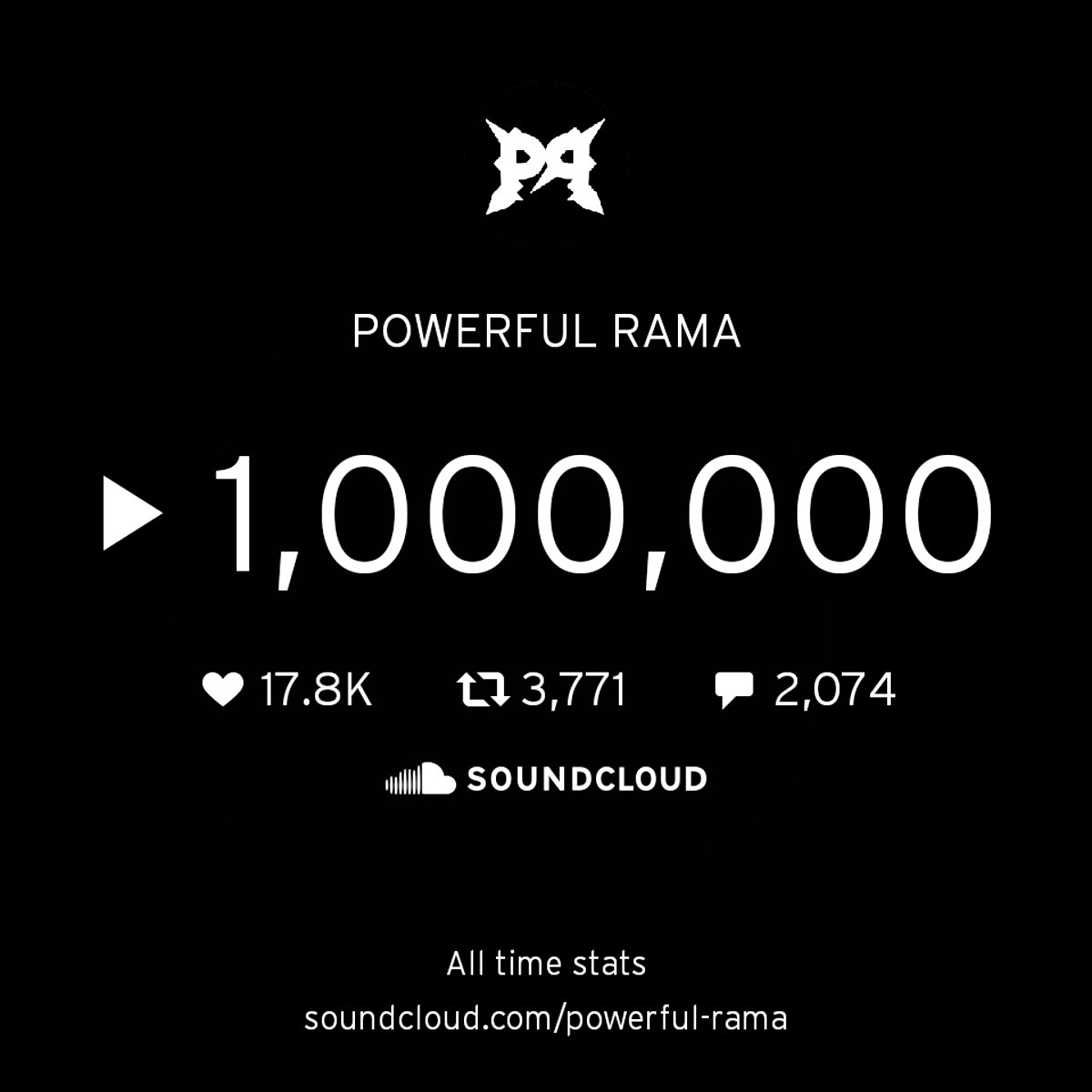 1'000'000!
THANK YOU SO MUCH!
🔥🔥🔥

soundcloud.com/powerful-rama
#POWERFULRAMA