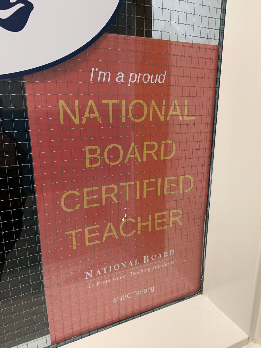 Proud to be a @NBPTS Teacher in Literacy since 2005! #nbptsstrong #nbpts