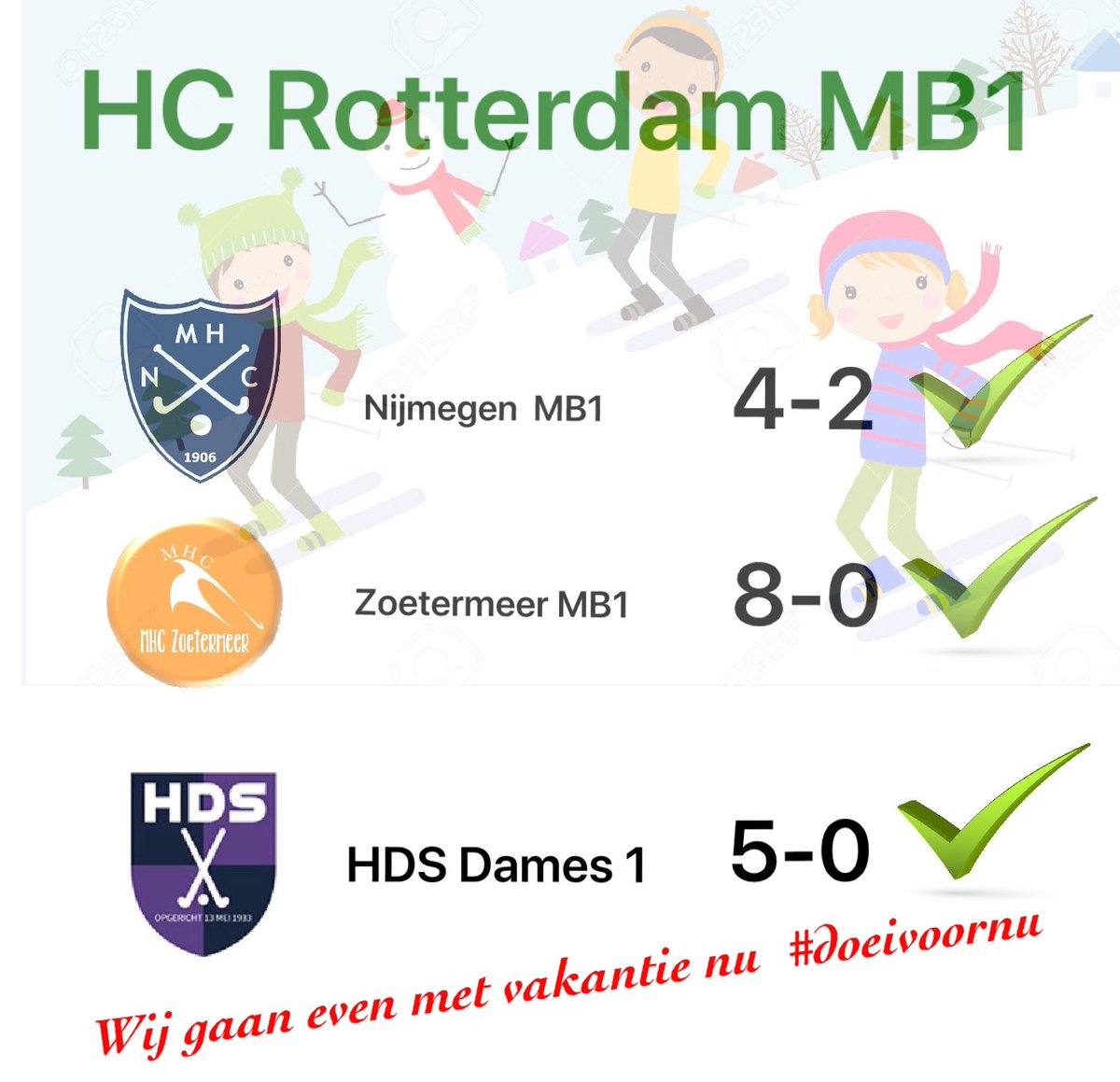 Vanavond op bezoek bij <a href="/HockeyHDS/">Hockeyclub HDS</a> om te spelen tegen <a href="/HDSDames1/">HDS Dames 1</a> 5-0 winst nu weekje vakantie #mooieoefenreeks #3xwinst #voorbereidinglandelijk