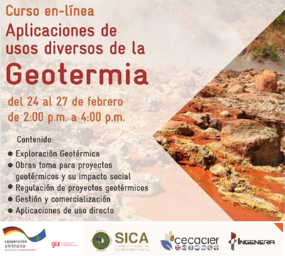 CECACIER's tweet photo. Curso Virtual: "Aplicaciones de uso diverso de la geotermia" 
- https://t.co/TfhGSezIiC https://t.co/AhjrzHK9nB