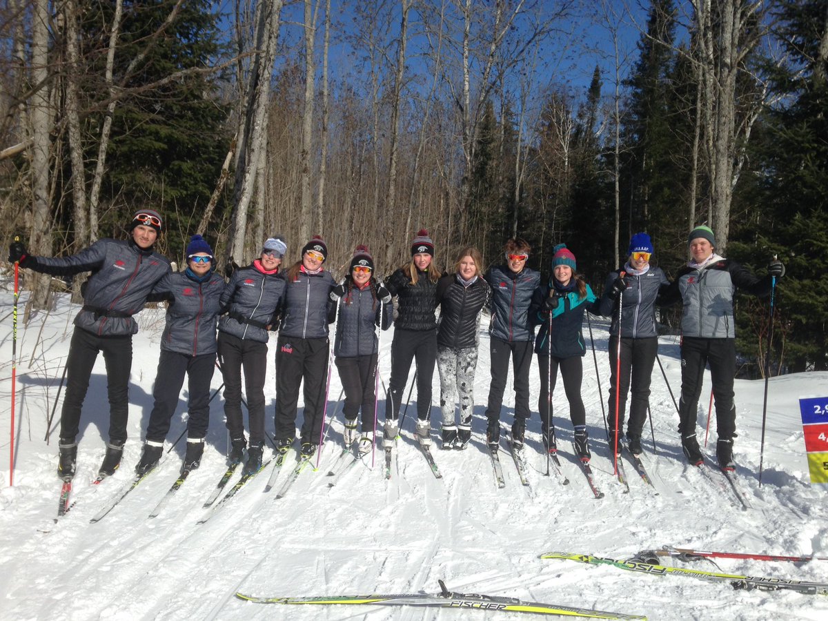 ParrySoundHigh's tweet image. PSHS Nordic did some fast skiing today @OFSAASnow . Way to go Panthers!