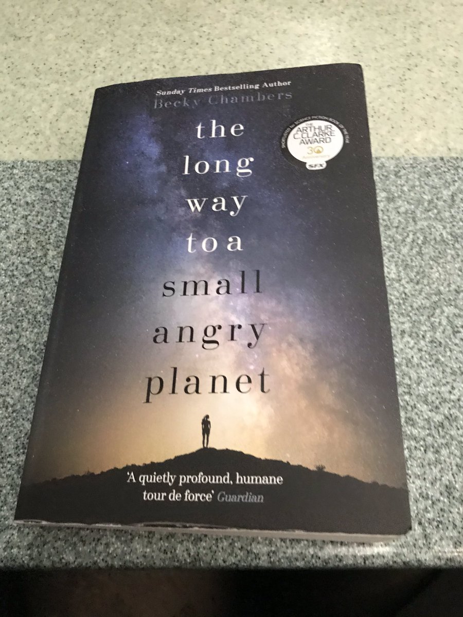 10) The Long Way to a Small Angry Planet - This is worth the hype for sure. I’ve already ordered the rest of the series. Lovely, comfortable, soothing, thoughtful book.