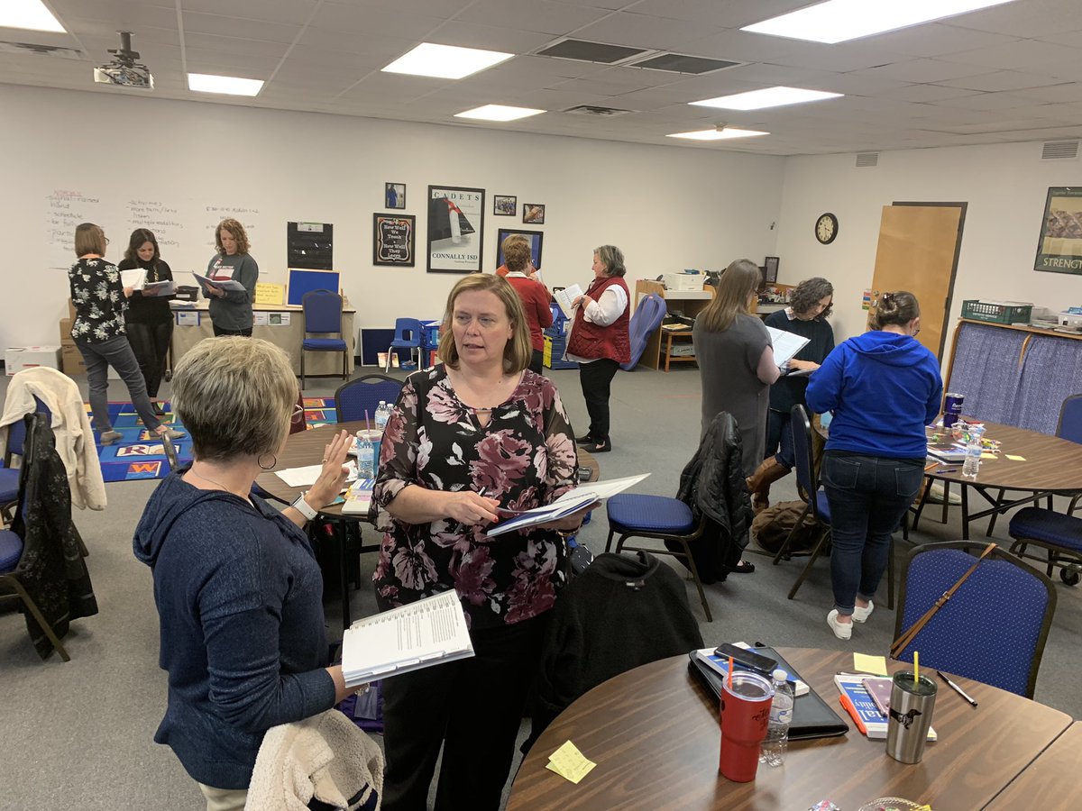 Region12Leaders's tweet photo. Wrapping up Crucial Accountability Day 1 with deliberate skills practice! What an enjoyable day of learning! Thank you to our partners at @ConnallyISD for allowing us to utilize this space! @Region12 @Region12HR @SKucera90 https://t.co/vnDlF2scUs