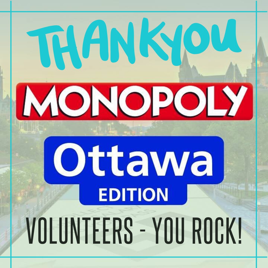 This #ThankfulThursday shout out goes to the amazing #volunteers who helped us get <a href="/OttawaMonopoly/">Monopoly Ottawa</a> into the hands of families across #Ottawa! It's been an amazing initiative &amp; funds raised are helping match Bigs &amp; Littles in the #community! So...#ThankYou! #BiggerTogether