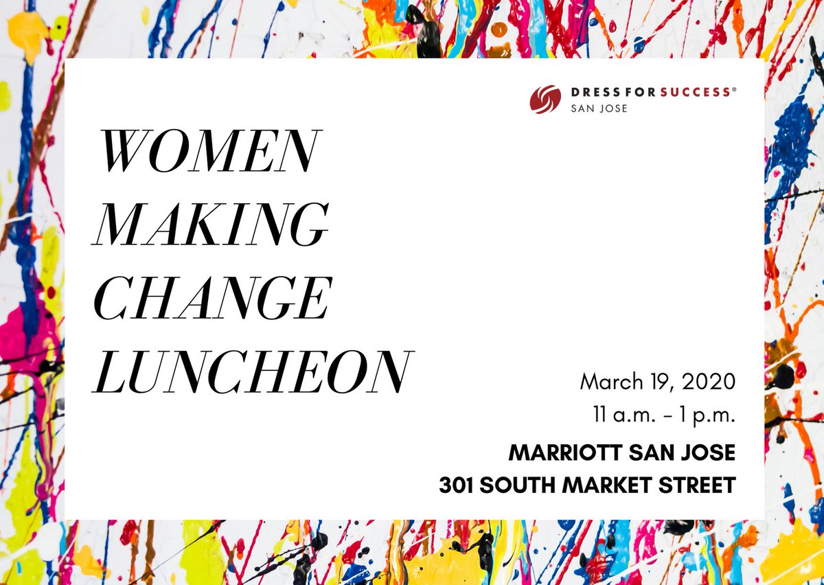 Join us on March 19th for a powerful and inspiring panel discussion on Women Thriving in the Board Room. Learn from women leaders from Silicon Valley and beyond. Limited tickets are now available - dresswmc.org See you there!