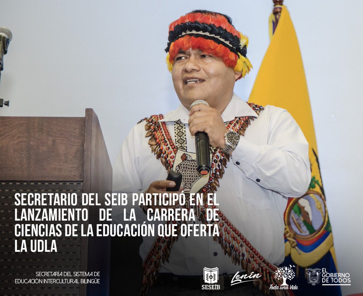SEIBEec's tweet photo. La #SESEIB participó en el lanzamiento de la carrera de Ciencias de la Educación que oferta  la @UDLAQuito 
Mas información:  https://t.co/uagEGxi788 https://t.co/foaz9AaRdv
