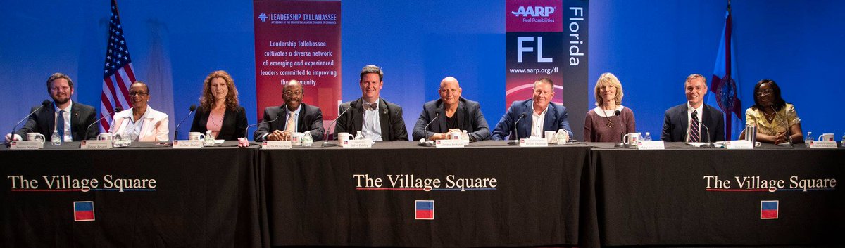 VillageSquareFL's tweet photo. Are you ready for this year's Town Hall, a part of The Village Square's Our Town series? WE ARE! Join us on 3/9/20 @WFSUmedia. @LeadTLH @LeonCounty  @CityofTLH @TDOnline @AARPFL @esp_media @BBCTallahassee https://t.co/TVCJooF9jm