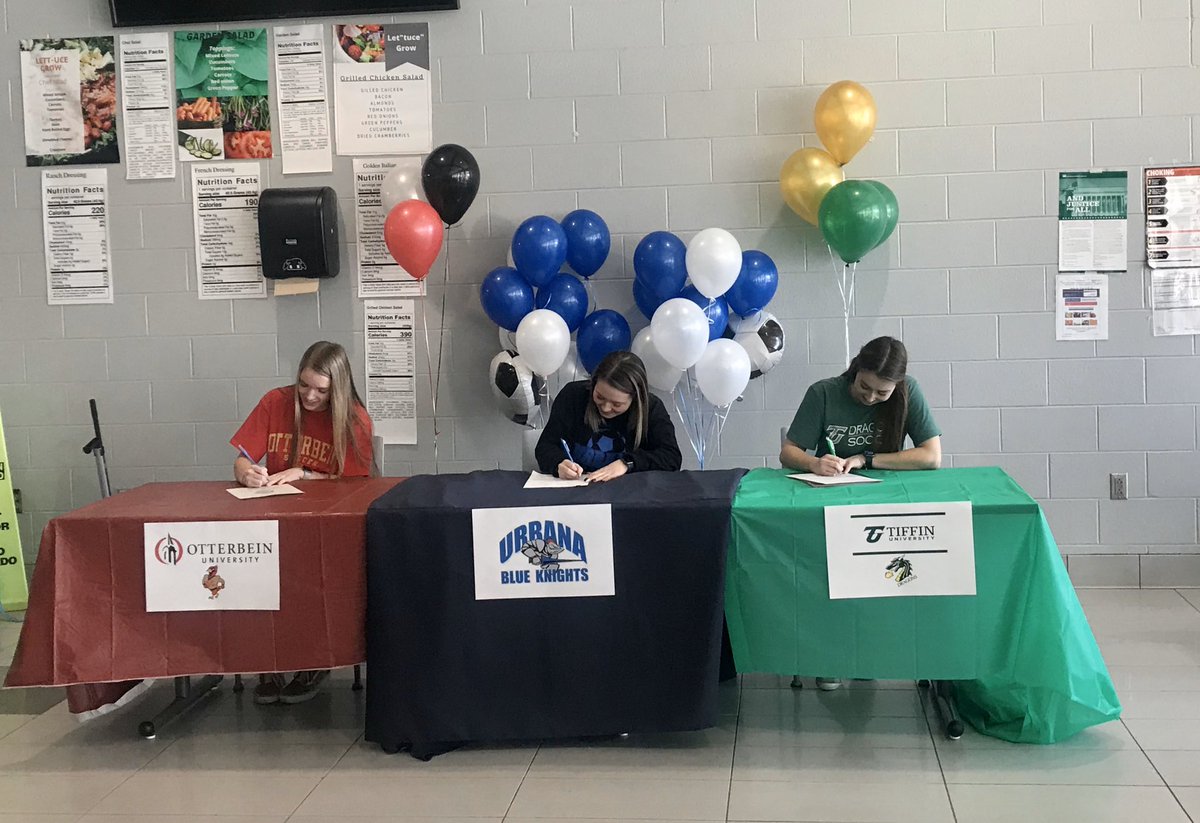 NateSever7's tweet photo. Congratulations to these amazing @UrbanaHS_OH student athletes continuing their athletic and academic careers at the next level! Way to go ladies, extremely proud of you!! #GoClimbers🙌🏼 @samtracy9 @TessaArmstrong_ @shaiannesettle https://t.co/9rX7MXXV9K