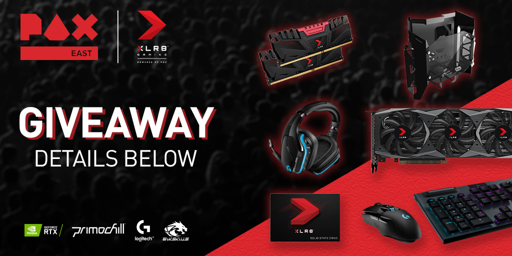 pnytechgaming's tweet image. XLR8 is heading to #PaxEast and we want to celebrate!

We have some EPIC gear to giveaway including an XLR8 @NVIDIAGeForce RTX 2070 SUPER, peripherals from @LogitechG, and an insane case from @primochill &amp;amp; @bykski_us.

Enter here: bit.ly/37l06Jr