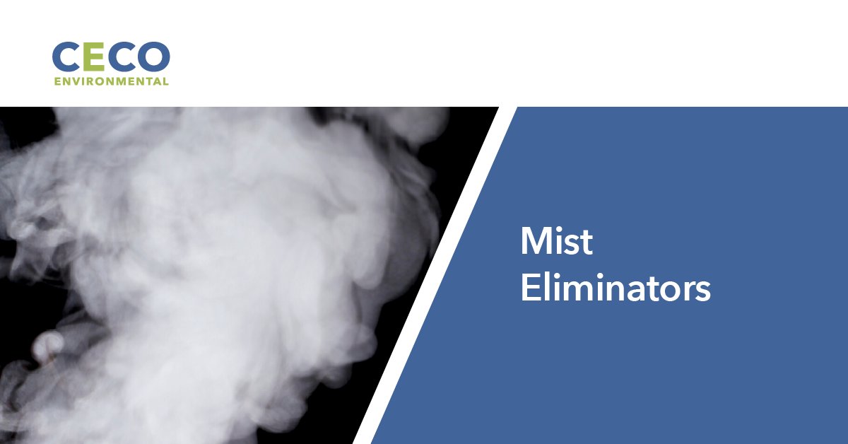 Trap, collect and remove liquid mist and soluble solid particulate that is released in air and gas streams with the Mist Eliminators from CECO. ow.ly/MYZH50ypJEY