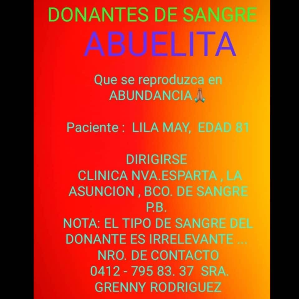 Por favor difundir @ServicioPubliVE <a href="/PublServ/">Servicio Pùblico</a> @DonaMed_VE <a href="/DonanteSangreVE/">Donantes de Sangre</a>
