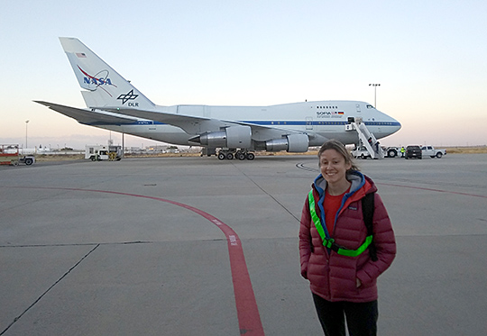 From <a href="/UToledo/">The University of Toledo</a> to <a href="/NASA/">NASA</a>, a recent graduate’s discovery sheds new light on newborn stars. 

Nicole Karnath works at SOFIA Science Center in Calif., where she flies regularly aboard the world’s largest airborne observatory. #WomenInScience #FuelingTomorrows bit.ly/39QVxrG