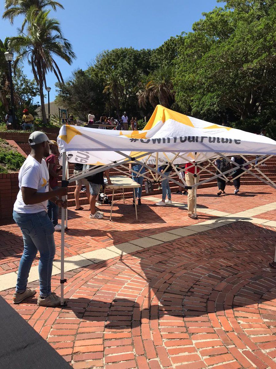 EnactusMandela's tweet photo. Don't worry if you missed us at the South campus today, tomorrow we'll still be there from 13:00 - 14:00. Do the right thing; join the winning society stop being part of the #Sbwl squad 💛#Enacted #BeOneOfUs  #HighwaysToByways2020 https://t.co/GM064l8hGD