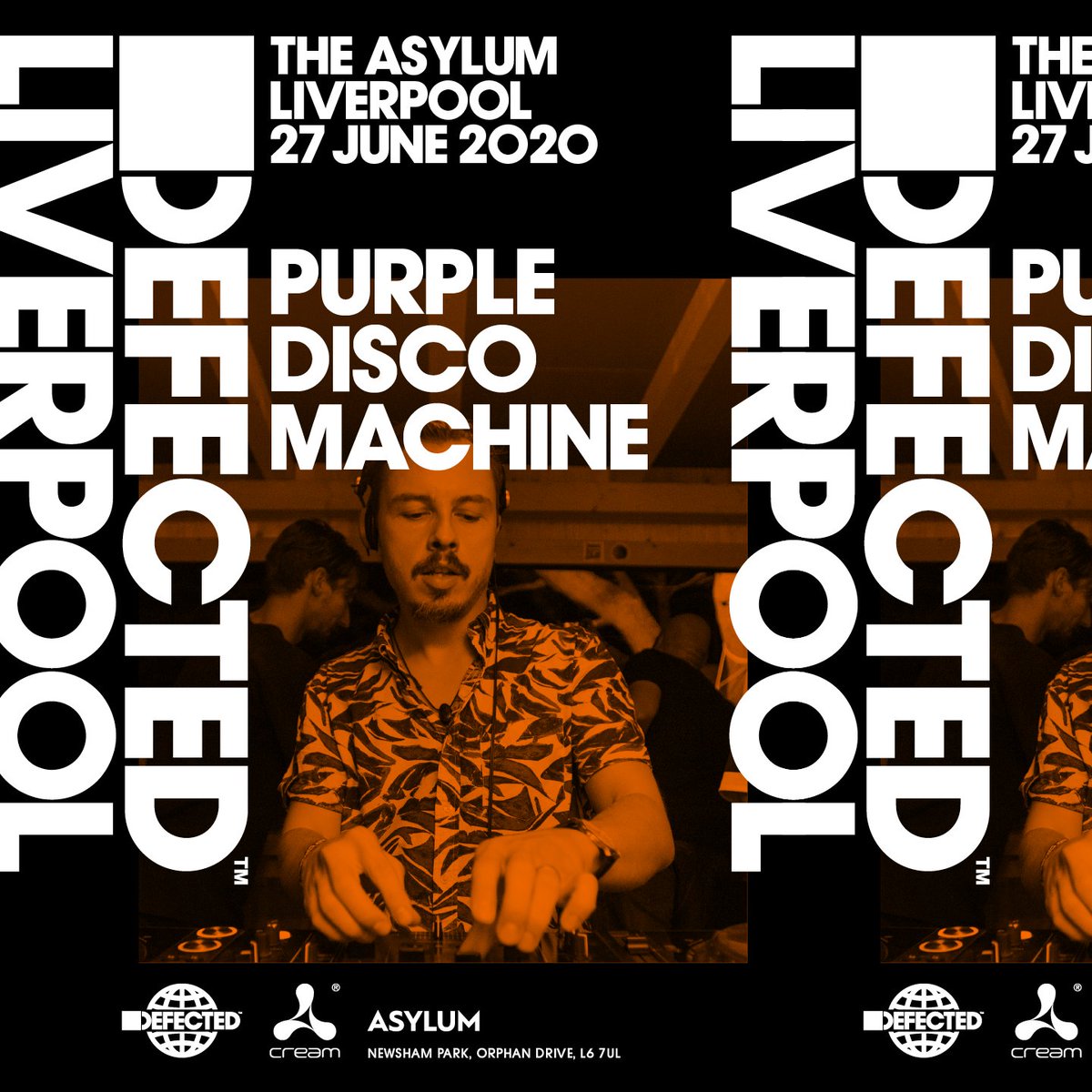 AsylumEvent's tweet image. Who can&apos;t wait for @PurpleDiscoM at Defected Liverpool, The Asylum, Newsham Park?! 💥🎉

Tickets on sale now!

👉 asylumevent.com