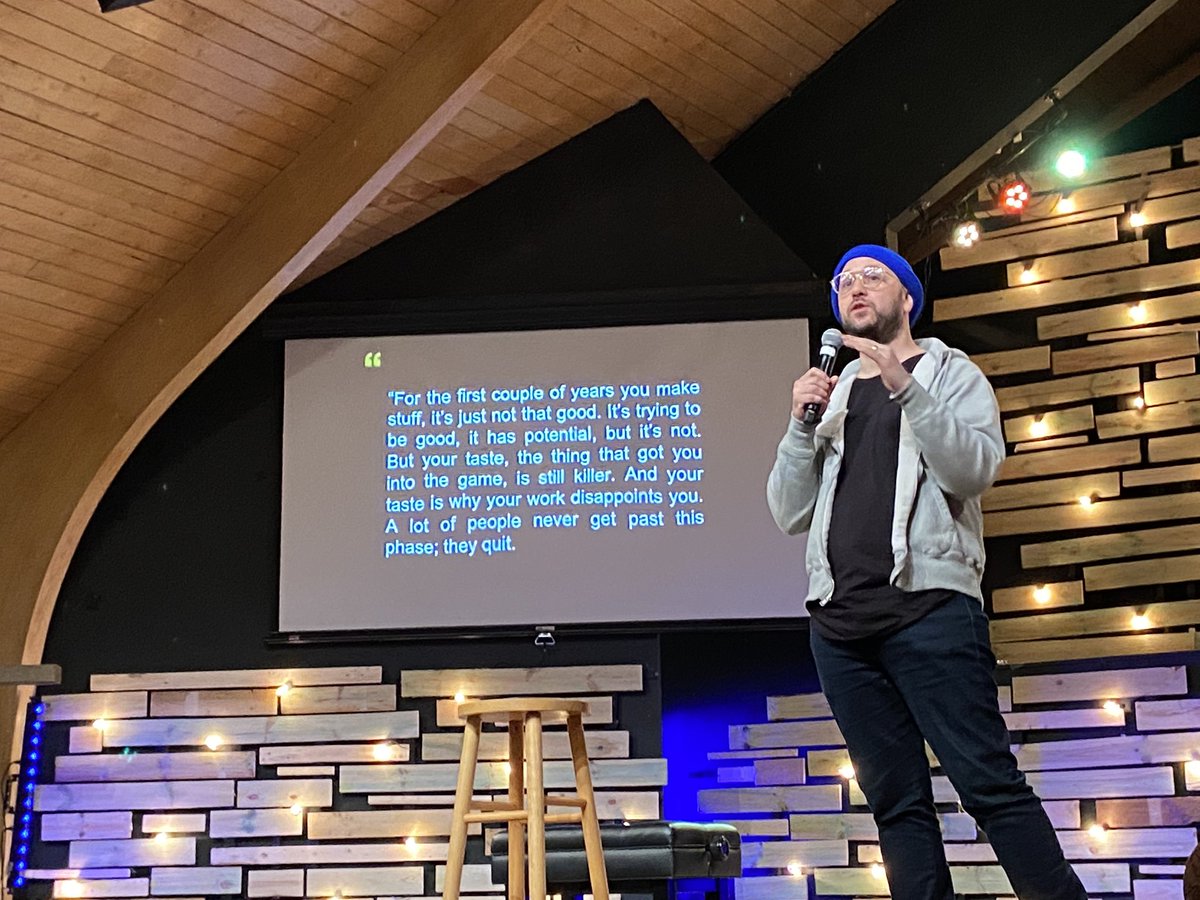 Great quote from Ira Glass!