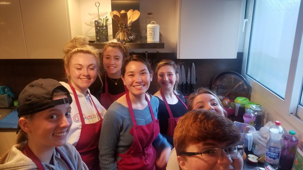 RarasTHS's tweet photo. Cooking class! Bon appetit!
#tpsprepares 
#imthetaster https://t.co/gdiFbPFh8Z