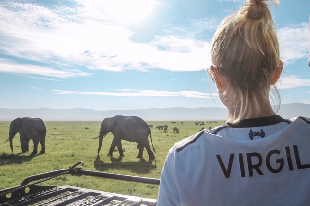 KerrySomewhere's tweet photo. Ngorongoro Crater in Tanzania is absolutely incredible! This &amp; Serengeti are now on my top 10 list of fav places in the world. It’s just too bad I ended my safari with a fever &amp; puking &amp; in the hospital. 😭🐘 I’m starting to feel better now &amp; heading to kenya next! #LFC #travel https://t.co/8Mxh3gt3EA