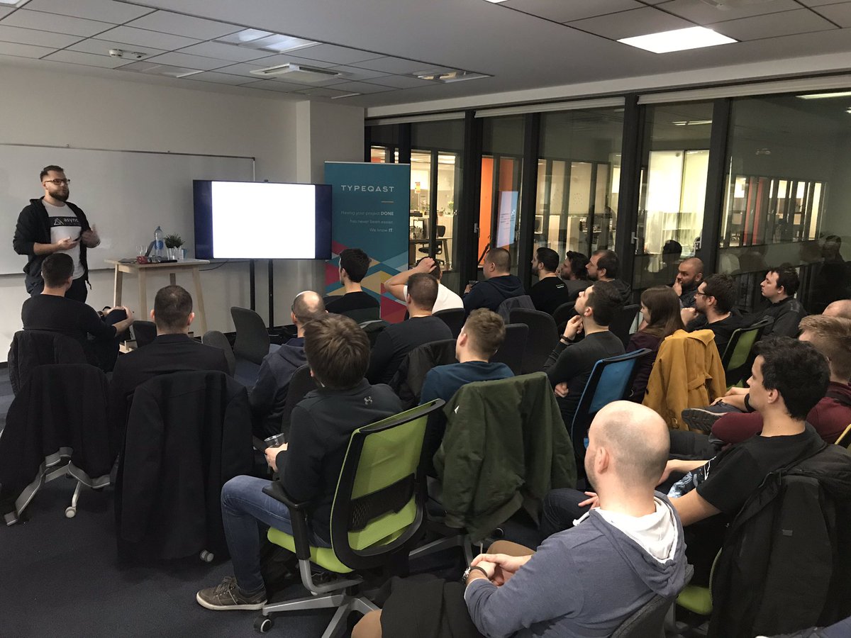 zgphp's tweet photo. The first talk: You should ditch your framework by Vilim StubiΔan #zgphp #meetup #php https://t.co/SpYGqaJn5h