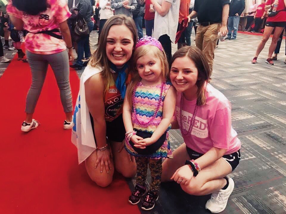 UofLChiOmega's tweet photo. What a fun, busy month it’s been - and it’s not over yet. Tomorrow, Chi Os will be dancing with this little rockstar to celebrate her strength, zumba moves, loving heart.⠀
⠀
If you’d like to donate to our chapter, PM us for details. For the kids! #raiseRED https://t.co/EnNaqr1NLN
