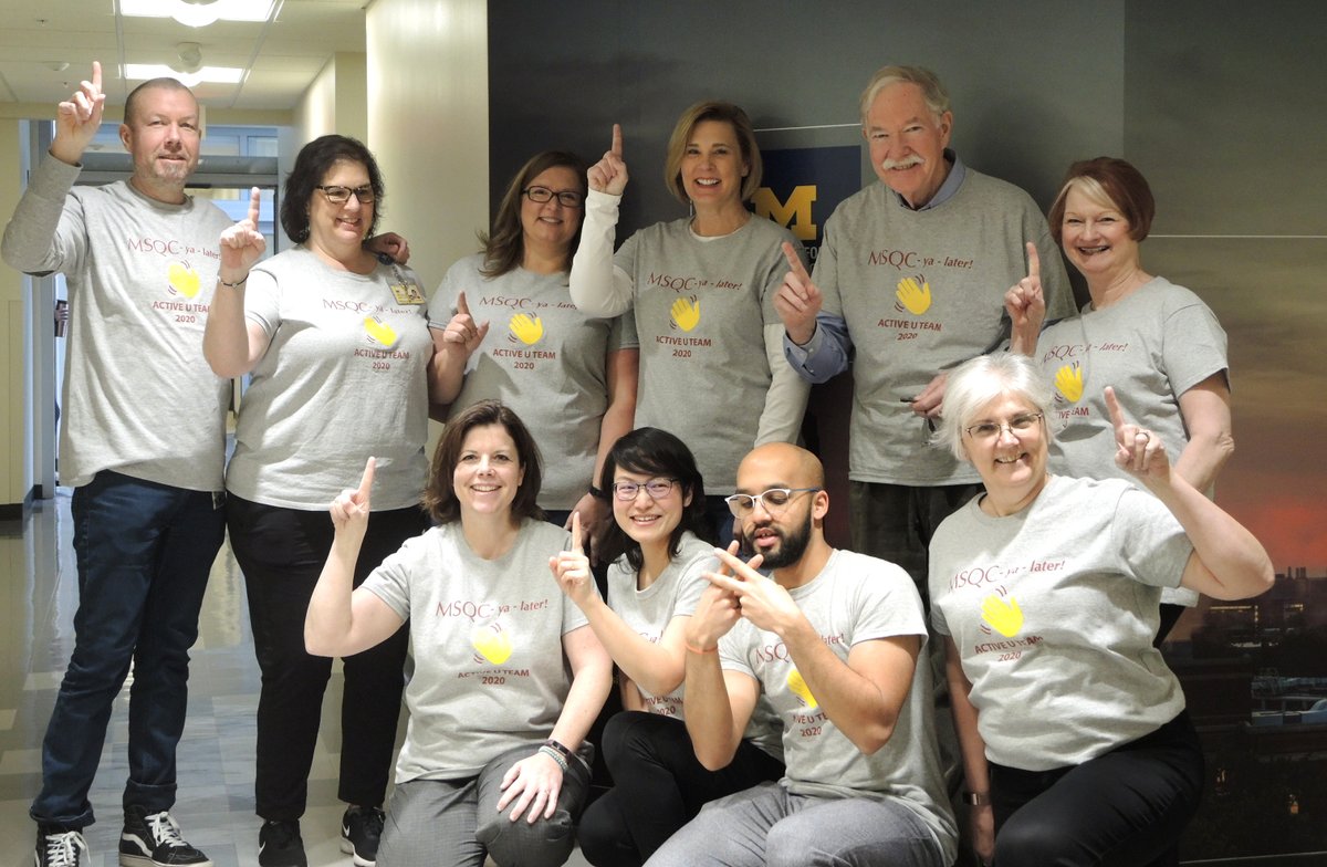 MSQC_CQI's tweet photo. Of course @MSQCPSO is built on a spirit of collaboration, not competition. But allow us to gloat a little in our moment of glory.
Hey @MOQCTeam, @MROQC1, @michiganvalue, @HMS_MI, @Ob_Initiative! It's time to get moving!
#ActiveU #trainforsurgery https://t.co/Hjp3ML98a1