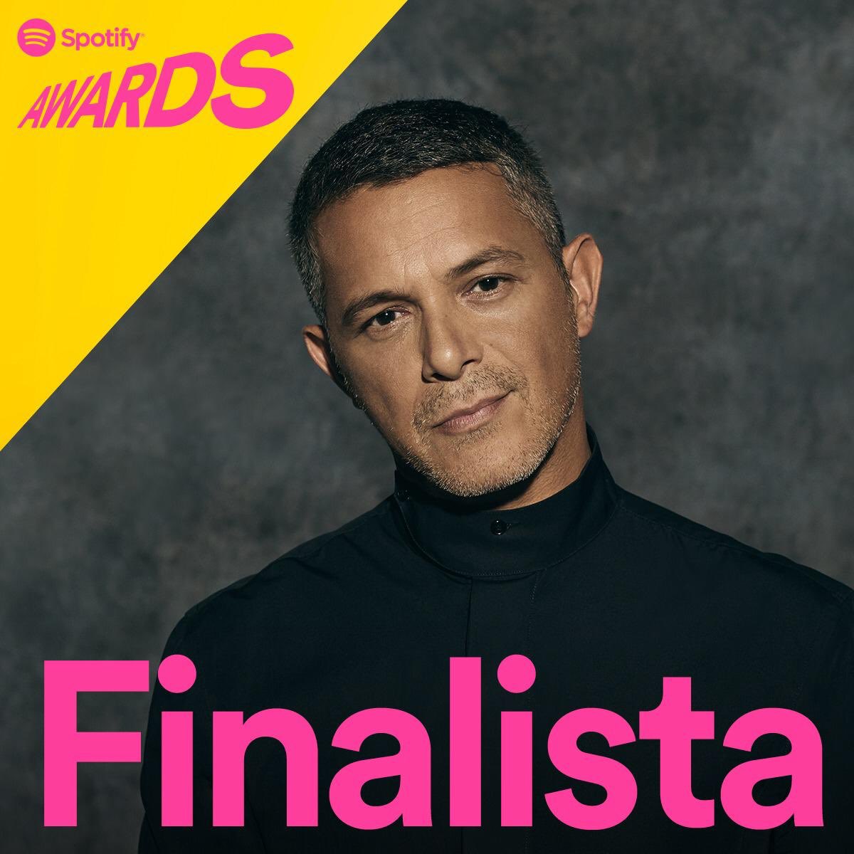 . @alejandrosanz finalista para los  #SpotifyAwards como #ArtistaPopMásEscuchado y #CanciónDeLosLunes #MiPersonaFavorita <a href="/SpotifyMexico/">Spotify Mexico</a> 
➡️ spoti.fi/2P6WTXq