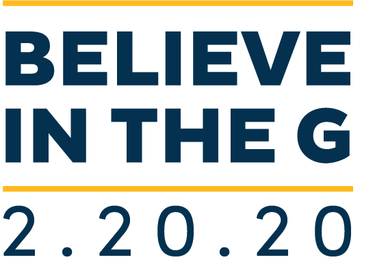 "BELIEVE IN THE G"

Please take time today to give to the MPA program!
Your donations enable us to fund scholarships that help students achieve their dream of a graduate degree.

Thank you for your continued support of the program!