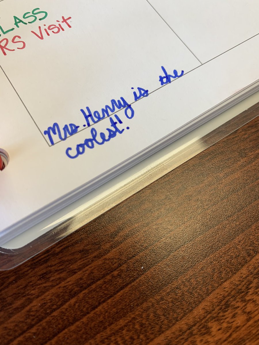 I work with the best. This little surprise note in my planner makes me feel warm and fuzzy!  Now, to find the mysterious writer...