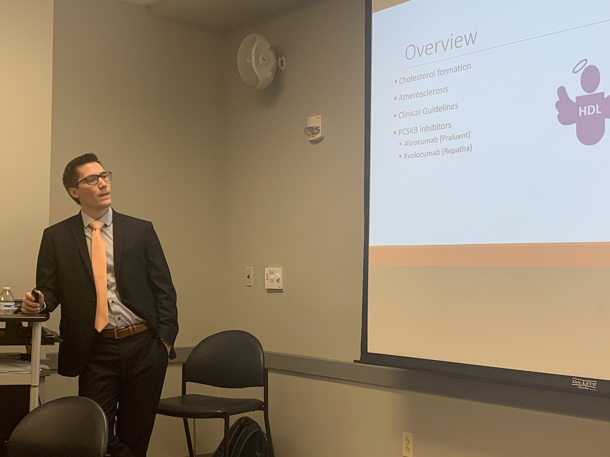 cwruim's tweet photo. David Brouch (PGY-3) rocking his senior talk on lipid management #cwruim #residentasteacher #lipidpanelgoals https://t.co/DSDmiYIKW1