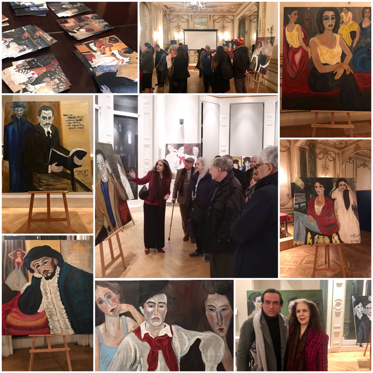 JANeto26's tweet photo. The Cult House visited ‘Painting & Difference’ - Dina El-Siouf solo exhibition at Embassy of the Arab Republic of Egypt.
Running until 18 March. Do not miss it!
#TCHselection #theculthouseuk #artconsultancy #tchperiodic #mentoring #coaching https://t.co/UE1etJImdZ
