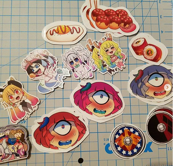 KosmicMatter's tweet photo. Old sticker products we may bring back, what do you think? c: https://t.co/xS1v3h9UdE