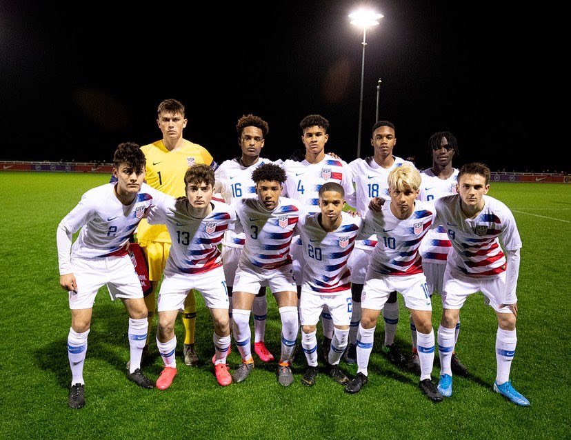 vbcityfc's tweet image. FIRST cap, FIRST start, FIRST GOAL! Former @vbcityfc Academy product, @samueljones12_ , did it all in yesterday’s USMNT U17 game vs Spain #VBRising