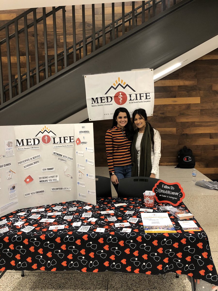 medlifelamar's tweet photo. come see us at the SET until 1 to learn more about our mission &amp; upcoming plans!!❣️ https://t.co/dgIbmf4ikb