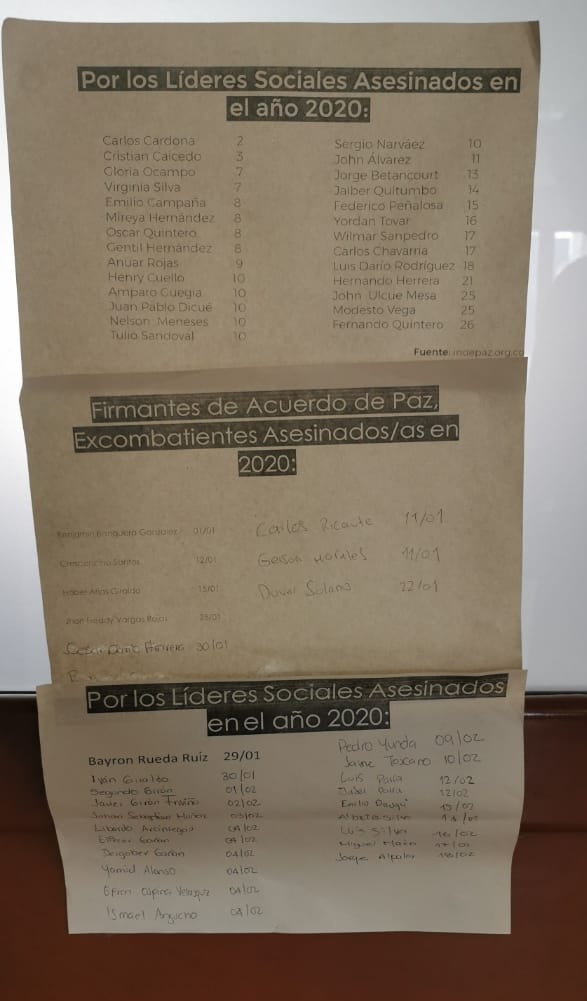 LuisCarlosLealA's tweet photo. Llevamos 51 días de este año: 51 líderes sociales y 10 firmantes del acuerdo de paz asesinados. 

Exigimos en Paz ser escuchados por el Presidente @IvanDuque.

#EnBogotáSeMarchaPor ser escuchados, no más balas que silencien nuestras voces!

#DefendamosLaPaz #LaPazEsImparable 📢🕊 https://t.co/KzSDb3rNtv