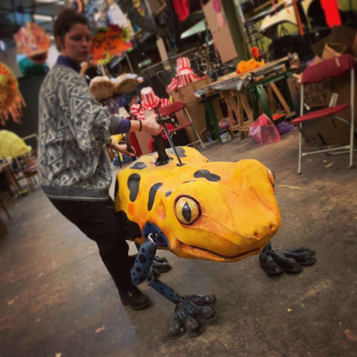 Thingumajig Theatre (@thingumatheatre) on Twitter photo Finding some new frog business with new #thingumajigtheatre #puppeteer <a href="/SarahERaine/">Sarah Raine</a> for Friday’s #oldhamilluminate Finding some new frog business with new #thingumajigtheatre #puppeteer <a href="/SarahERaine/">Sarah Raine</a> for Friday’s #oldhamilluminate