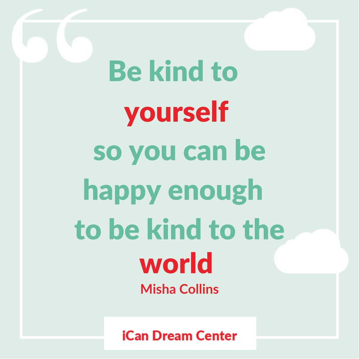 On these short winter days, kindness to oneself is more important than ever. 

#ThursdayThoughts #kindness #selfcare