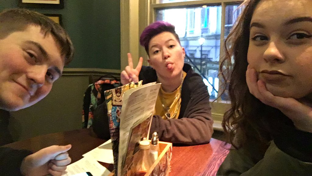 AlisonBronti_'s tweet photo. @TheBiancaDelRio just having some food and then gonna watch you take the stage, Brighton bunch are re united to watch @JamieMusical !! We will be the loudest 🤪♥️ @JoshuaMcauley10 @bazzadelrio https://t.co/sca3bnTeqr