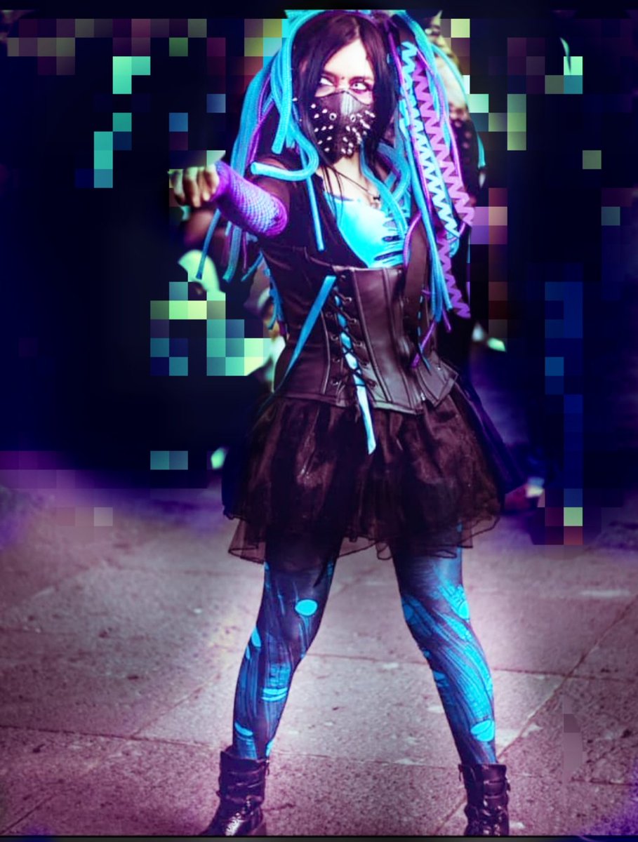 #cybergoth #goth #cybergothic #cybergirl #cybergirls #cyberphoto #cybergothicgirl #girls #cybermodel#girl ##cyberloving #cyberlox #postapocalyptic #morado #azul #negro #gothgirl #gothic #dark #dance#industrialdance #lovedance