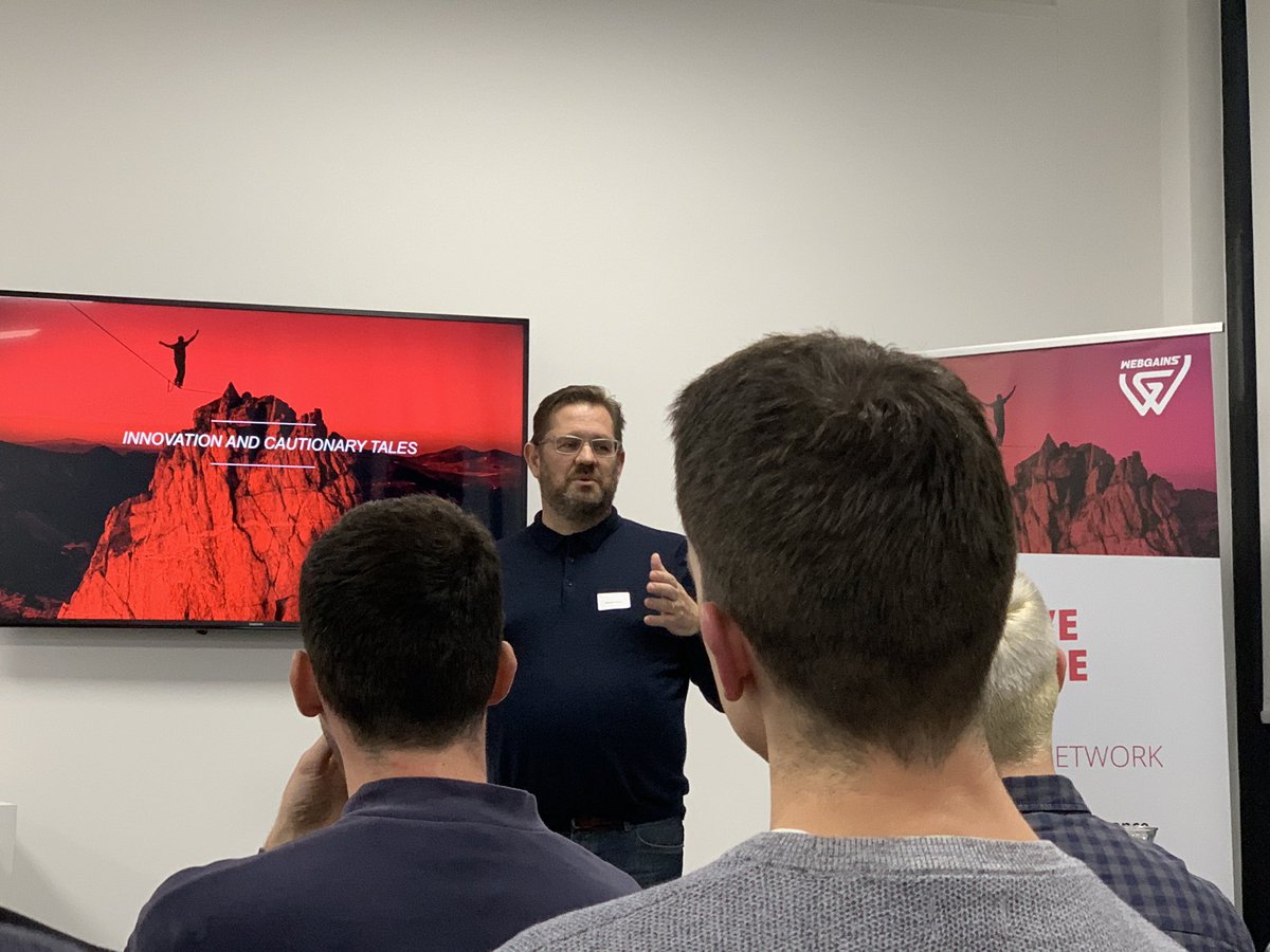 Great to see the @Webgains brand building and the #Bristol team growing #innovation #cautionarytales #neverstoplearning