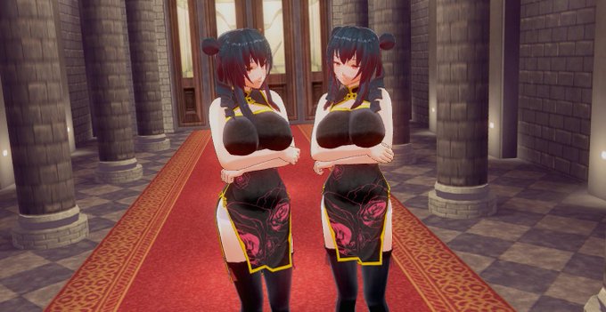 寝るタイミングを逃したのでチャイナ娘ちゃんの同一cp。 