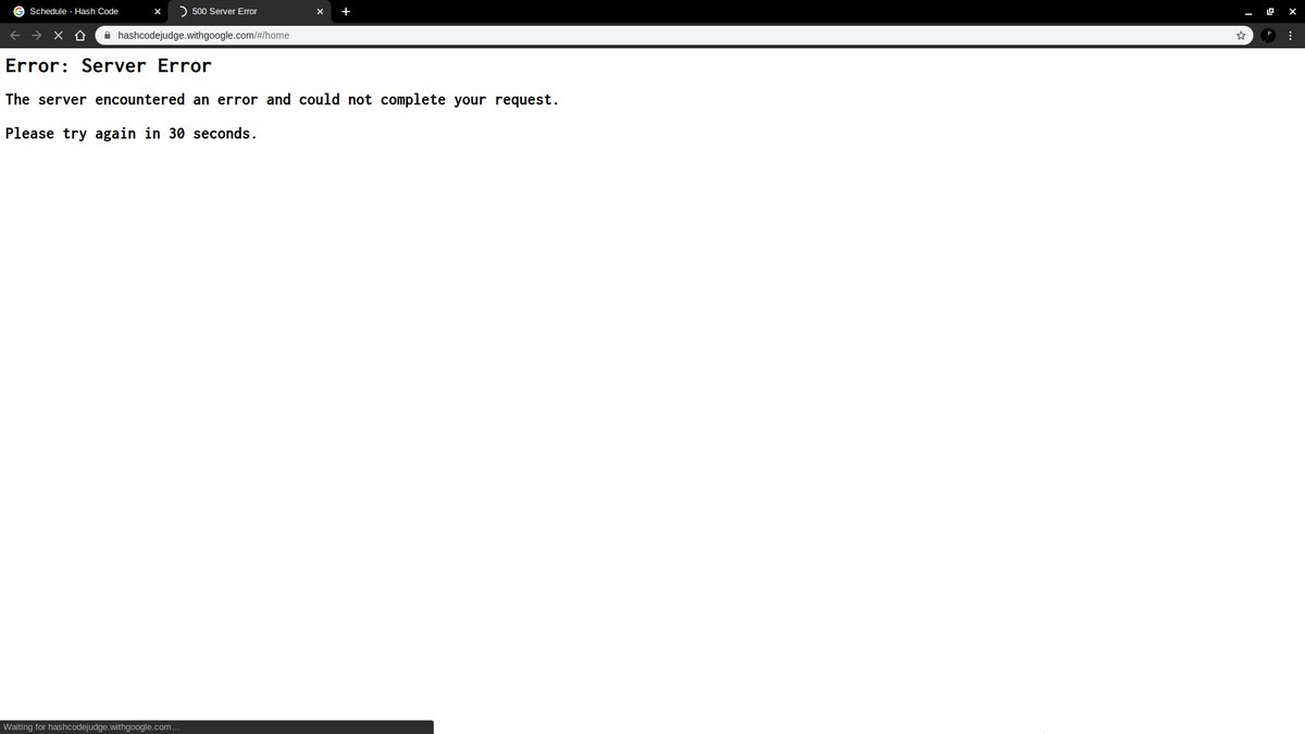 Agent_Fabulous's tweet image. Google HashCode 2020!

#Google #HashCode #GoogleHashCode