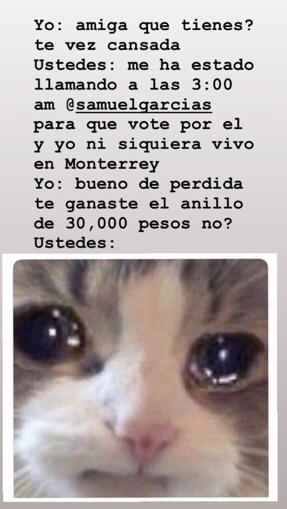 Princesachampi's tweet photo. Oigan ya que estamos en el tema de Mariana Rodriguez solo para recordarles que una vez vendió los datos personales de sus seguidoras (probablemente para la campaña de su prometido) https://t.co/MS25BdPfbq