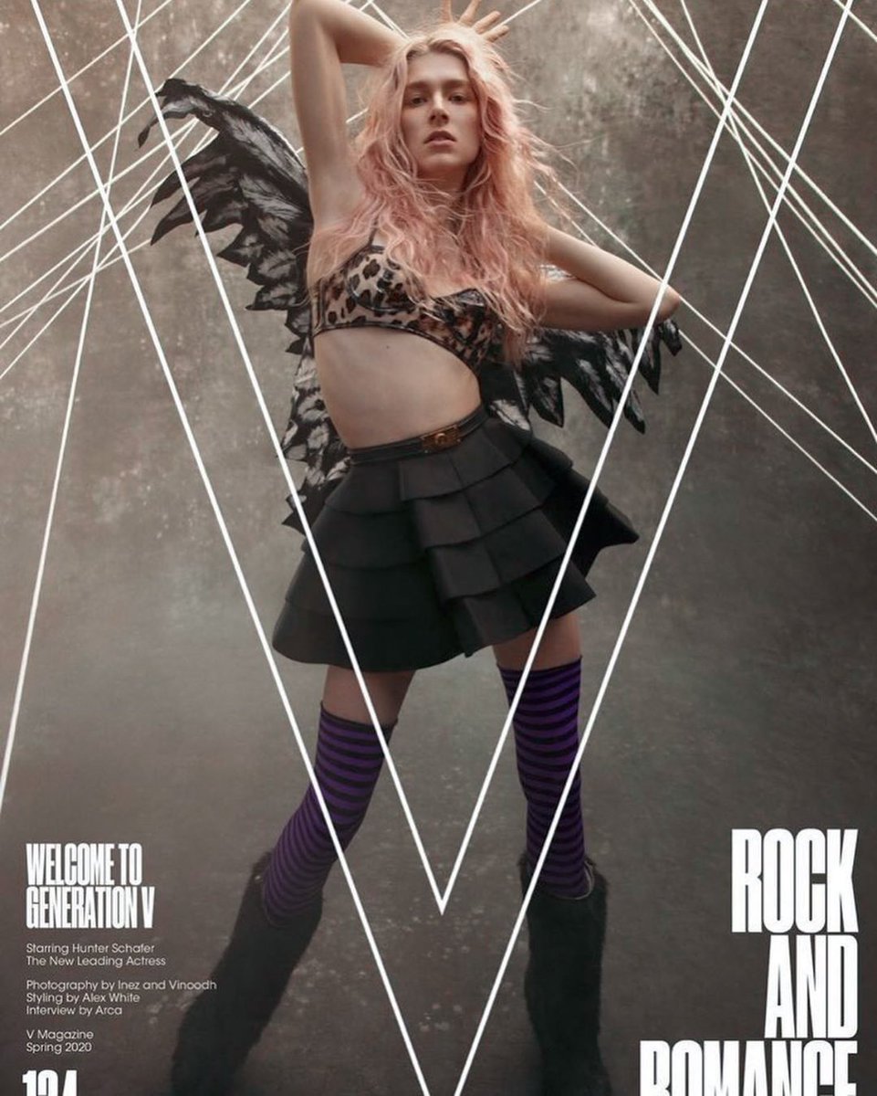 hunterslatest's tweet photo. 📸 Hunter Schafer na capa da Generation V para a @vmagazine.  (1) https://t.co/UEdezDhewA