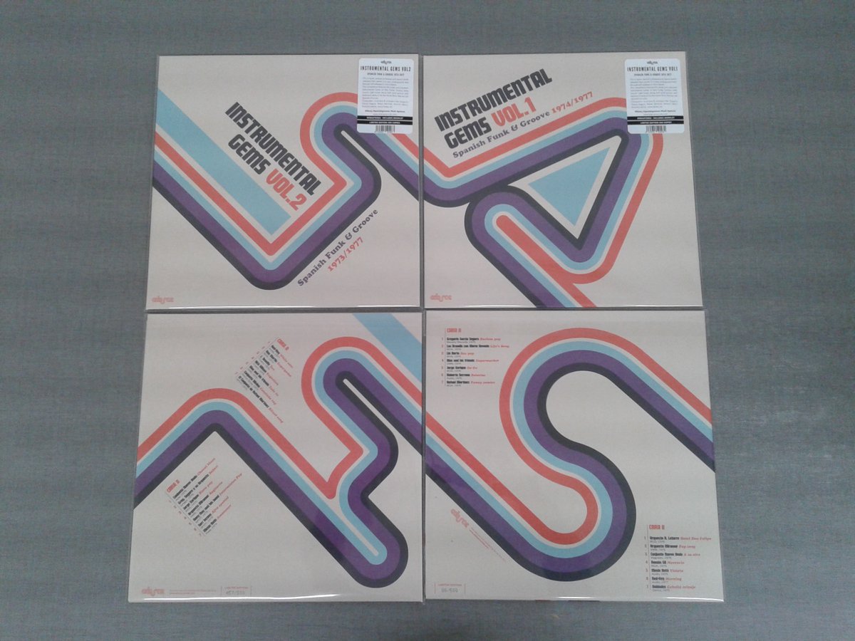 GuerssenRecords's tweet photo. Distro news: VV.AA: INSTRUMENTAL GEMS Vol. 1 &amp; 2
Comp with the rarest &amp; unknown Spanish 70s instrumental groove-funk-library styled tracks. Feat. Gregorio García Segura, Rafael Martínez, Antonio Latorre...new on #Adarce, out now!
#rarefunk #instrumentalgems #libraryfunk https://t.co/JMsAUjLIj1