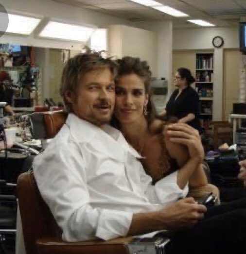 Southern__Girl's tweet photo. These two are not a couple on the show or in real life but seriously they are awesome together as Steveno and Princess Gina! 👠⭐️👍🏻👌🏻🙌🏻@kristianalfonso @officialnichols #steveno #steve #patch #hope #gina #evils #villains  #dool #days @nbcdays #stefina https://t.co/wOtyG2XiCV