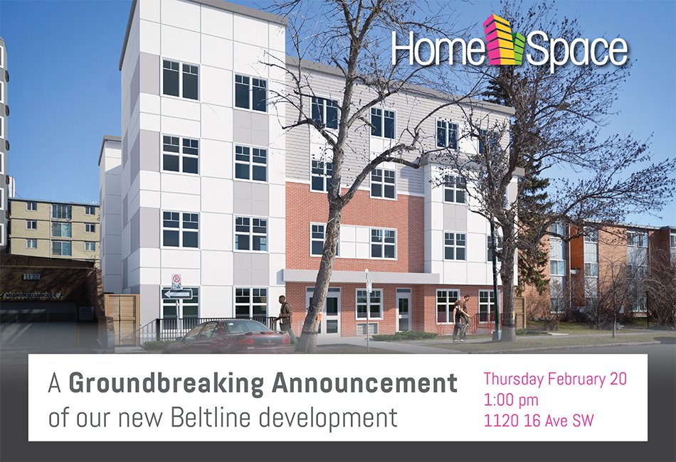 HomeSpaceyyc's tweet photo. Join us in the Beltline for a groundbreaking announcement of our 11th new affordable housing development in less than 5 years and our first independent build post-RESOLVE:
#yycmedia #yycconstruction #yycdevelopment https://t.co/sJmW8P1NhL