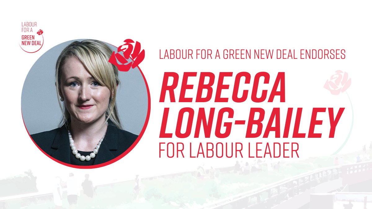 NEW: the results are in and <a href="/RLong_Bailey/">Rebecca Long-Bailey</a> has topped our climate scorecard.

We are proud to endorse her for Labour leader as the #GreenNewDeal champion our movement needs🌹