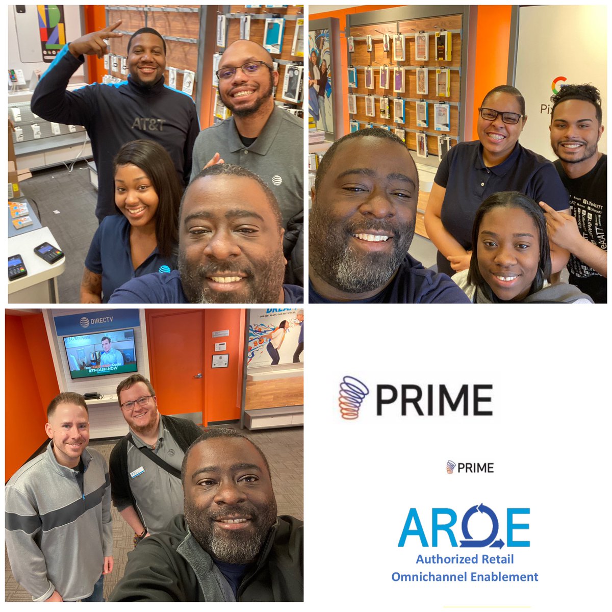 JeffRCarter1's tweet photo. Gratitude to the partnership with At&amp;t Retail Manager @MauriceACam122 @dan_young_22 @ZEUSATT Aroe launch was successful because you guys are awesome Edgar to help and alway open to questions!!! I salute you!!!
@RB_Primetime @SeanPayne_ATT @realmccoy1988 @AkbarPRIME1 https://t.co/52f6dVUKY2